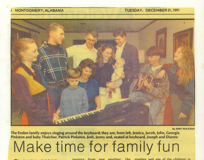 20/28 Our family in 1991