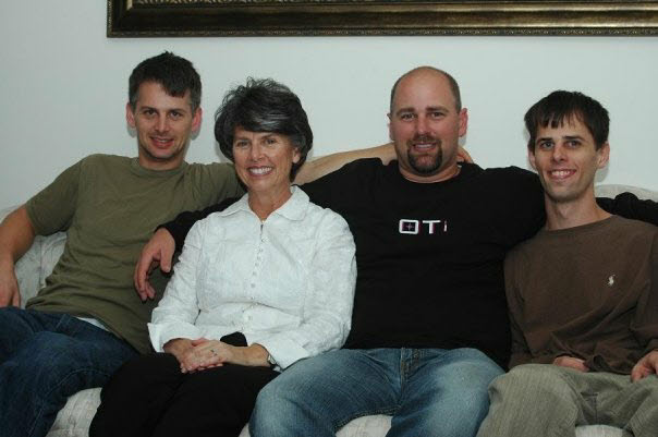 23/28 Dianne and our three boys: Josh (left), Jake, and Joe